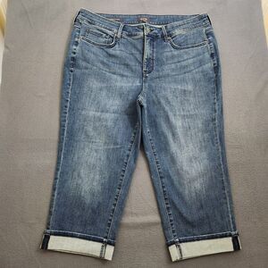 NYDj Women 16W High Rise Marilyn Crop Cool Embrace Lift Tuck Technology Jeans